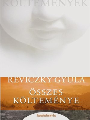 cover image of Reviczky Gyula összes költeménye